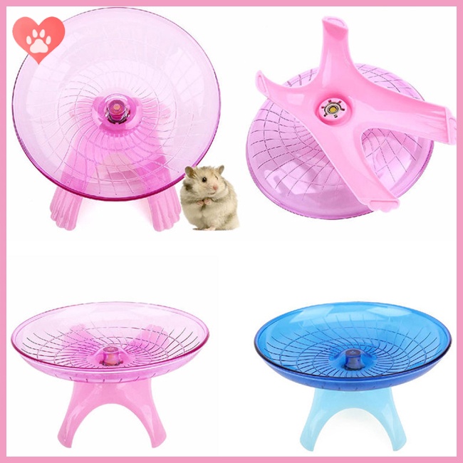 Đồ chơi bánh xe lăn chạy bộ tập thể dục ổn định yên tĩnh dễ thương cho chuột hamster