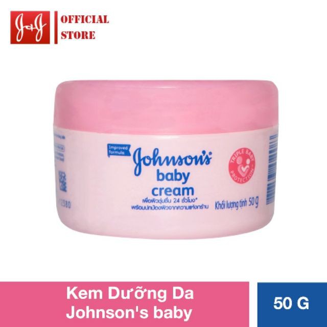 Kem dưỡng da johnson baby 50g