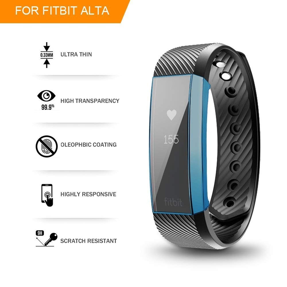 Ốp Tpu Mềm Trong Suốt Bảo Vệ Màn Hình Đồng Hồ Thông Minh Fitbit Alta