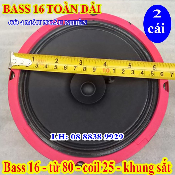 LOA BASS 16 TOÀN DẢI FIRE SOUND CAO CẤP CHINA - GIÁ 2 LOA