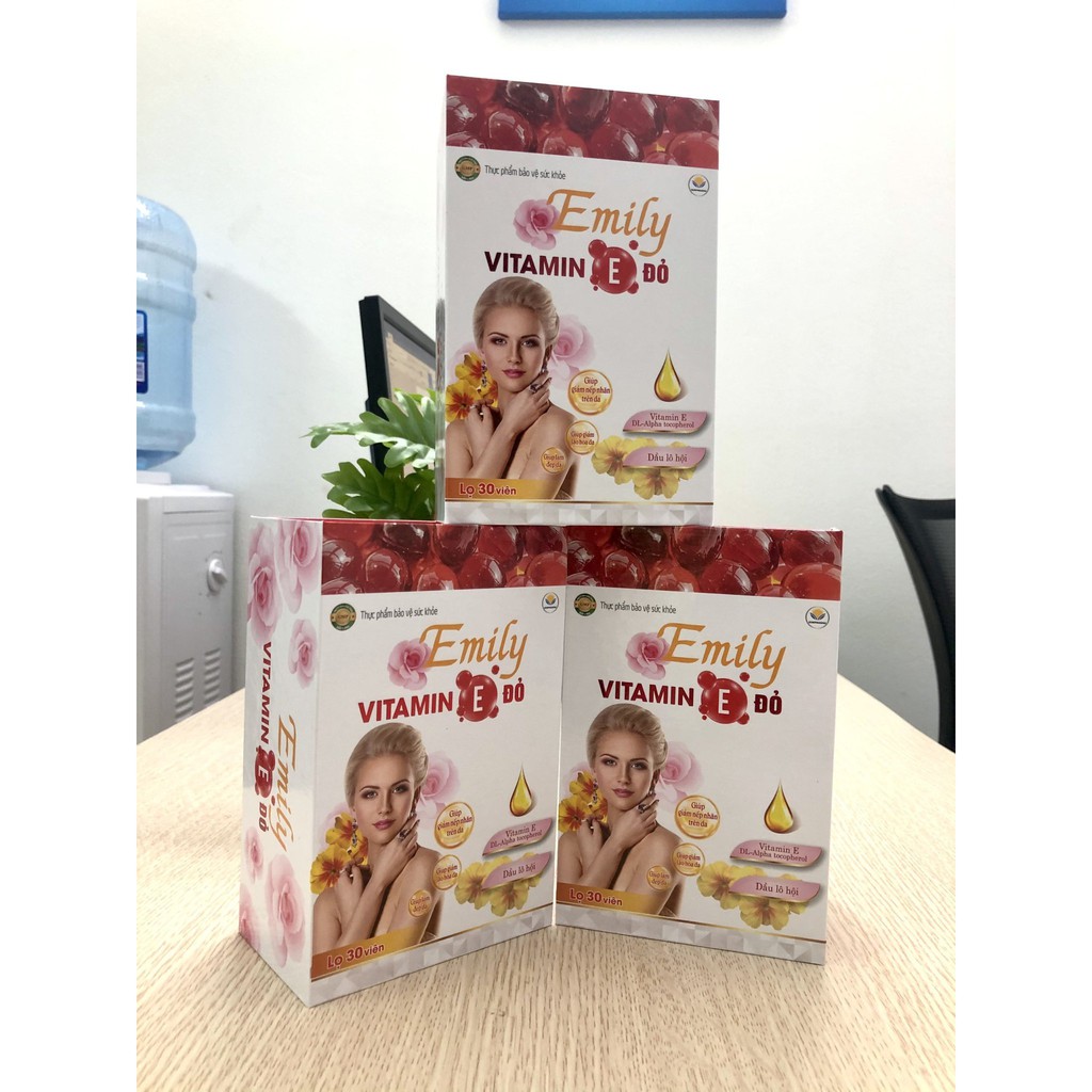 [HÀNG CHÍNH HÃNG] - VITAMIN E ĐỎ - Bổ Sung Vitamin E Đỏ, Làm Sáng Da Đẹp Da, Chống Lão Hóa Da 30v | BigBuy360 - bigbuy360.vn