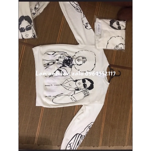 Áo Sweater nỉ bông cho nữ, in hình 3D, chất vải dày dặn, giá cực sốc đầu mùa. nỉ cô gái tay bồng nữ | BigBuy360 - bigbuy360.vn