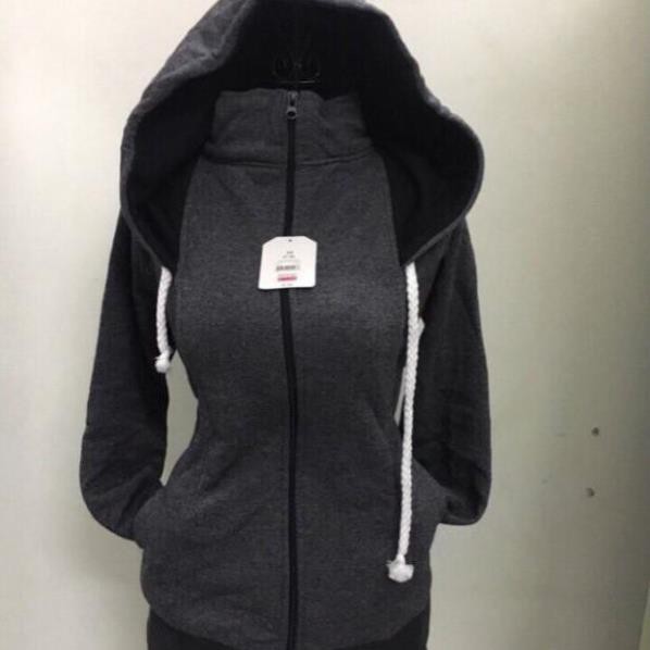 Áo khoác nỉ ngoại cổ nón xỏ ngón có túi trong vô cùng tiện lợi siêu phẩm của các nàng