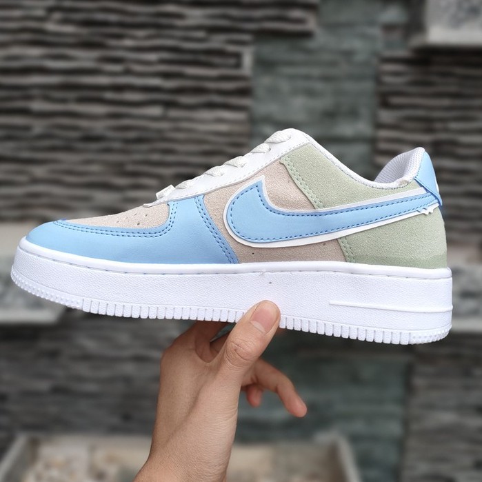 ❤️ SIÊU SALE ❤️ GIÀY THỂ THAO NỮ - NIKE AF1 MÀU TRẮNG XANH HÀNG ĐẸP  , MIỄN PHÍ VẬN CHUYỂN TOÀN QUỐC .. ❤️