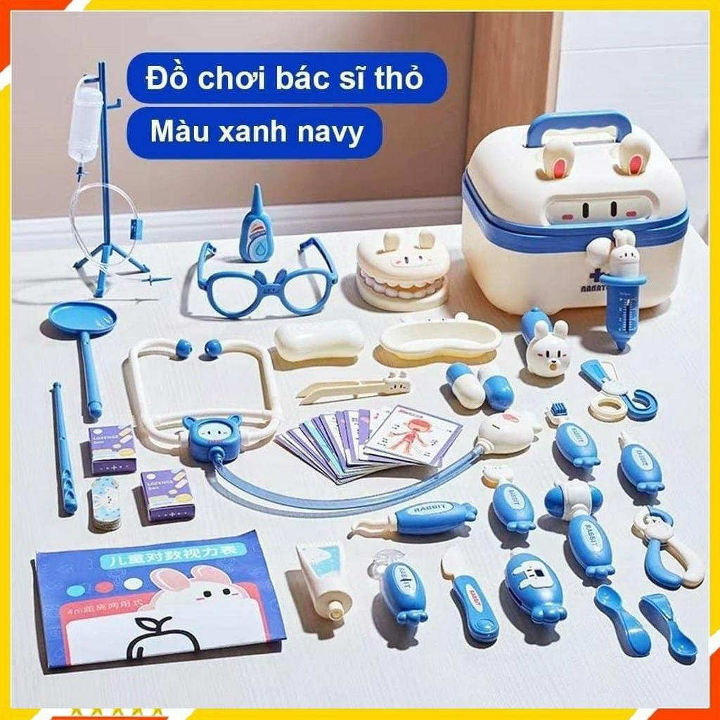 Đồ Chơi Bác Sĩ  Cho Bé 36 Chi Tiết  Nhập Vai Làm Bác Sĩ, Y Tá, Nha Sĩ Với Các Dụng Cụ Y Tế Như Thật - Mẫu Mới 2023