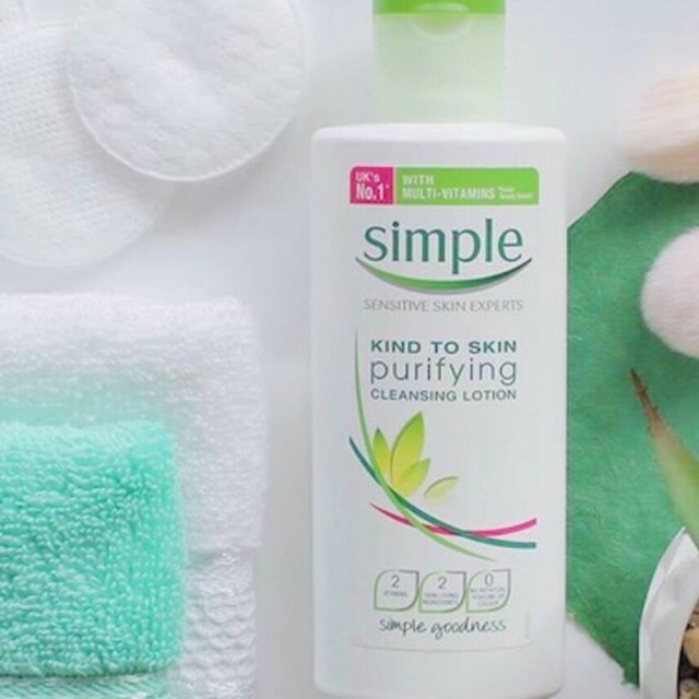 SỮA TẨY TRANG SIMPLE KIND TO SKIN PURIFYING CLEANSING LOTION