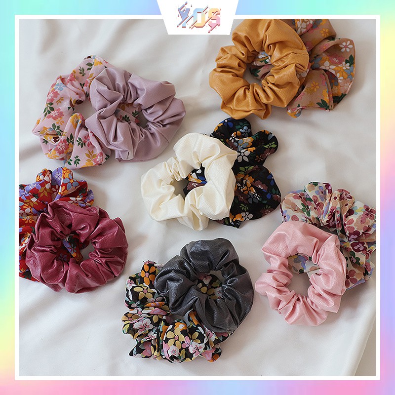 Set 2 dây cột tóc Scrunchies HOT TREND