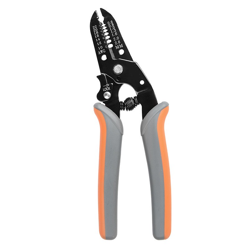 Kìm tuốt, Cắt Dây điện xe máy oto dây điện nhà iwiss Fsa-0626 Fsa-0626B 0.6-2.6 mm2 (22-10Amg) cốt cos wire cable Seido