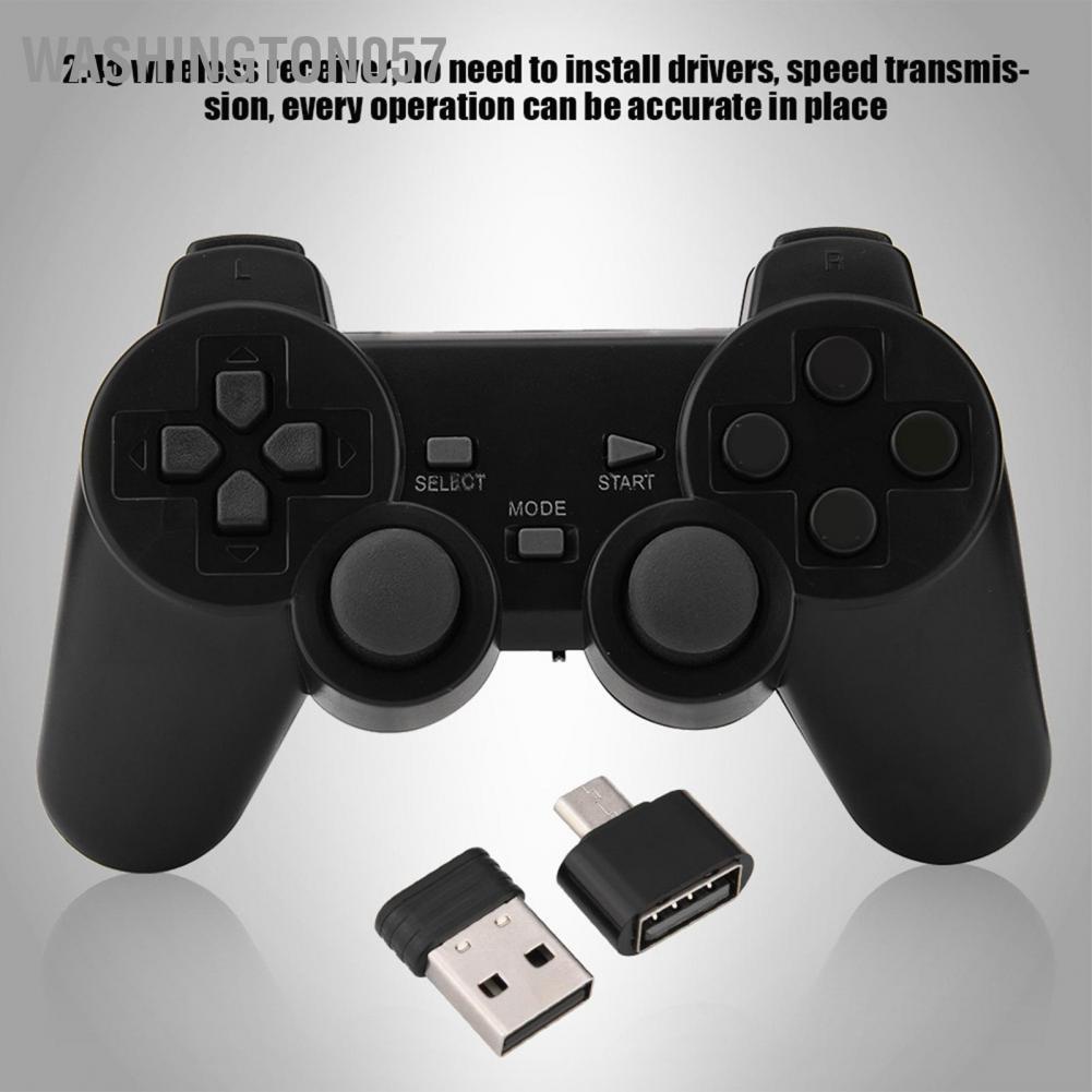 Tay Cầm Chơi Game Không Dây Thông Minh Washington057 2.4G Dành Cho TV Box PC Điện Thoại Di Động