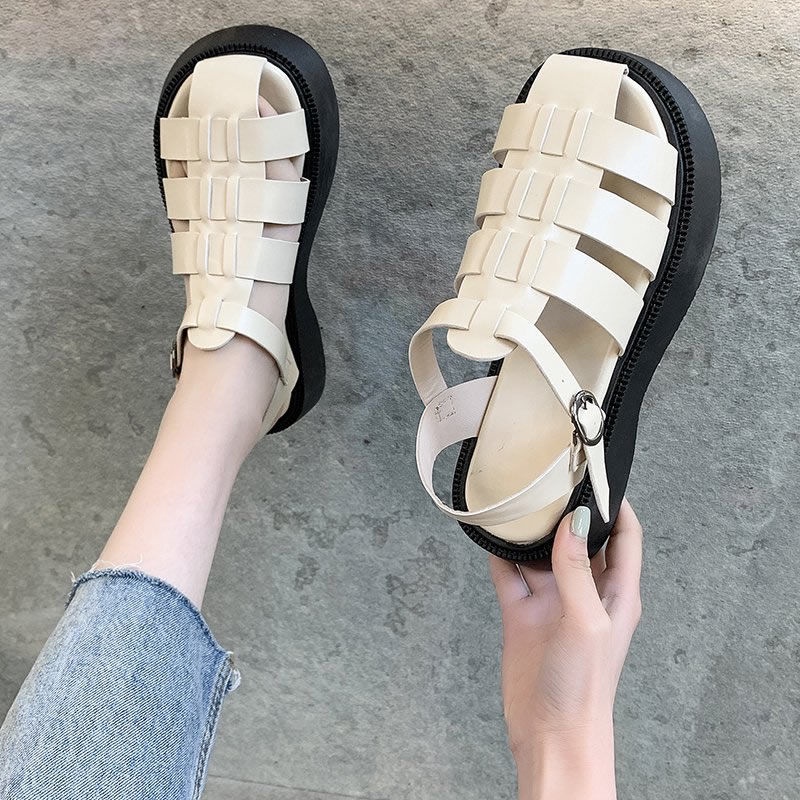 Giày Sandal Đế Dày Hở Ngón Thời Trang Mùa Hè Dành Cho Nữ