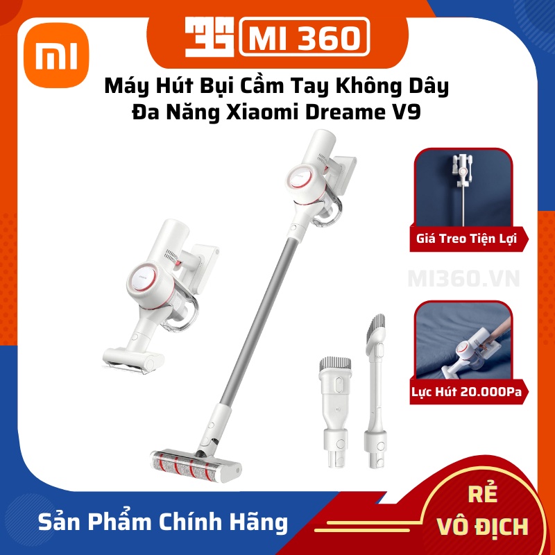 [Mã ELHASALE1TR giảm 5% đơn 3TR] ✅ Hàng Cao Cấp✅ Máy Hút Bụi Cầm Tay Không Dây Đa Năng Xiaomi Dreame V9✅ Hàng Chính Hãng