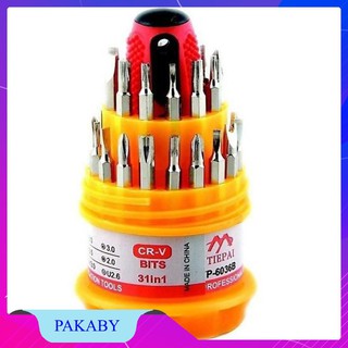 Bộ tua vít đa năng 31 món chuyên dụng tháo lắp dễ dang mọi đồ vật nhỏ, như điện thoại, máy tính...