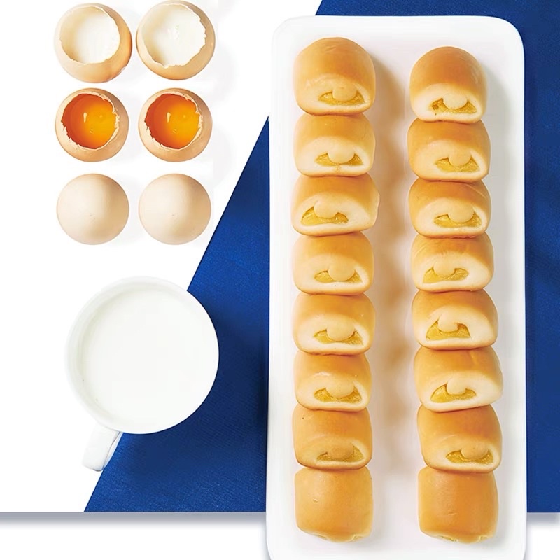 1KG Bánh Mì Tươi Nhân Phomai Gói 6 Viên Ông Già Horsh - Bánh Sữa Chua Đài Loan Thơm Ngon Béo Ăn Là Ghiền