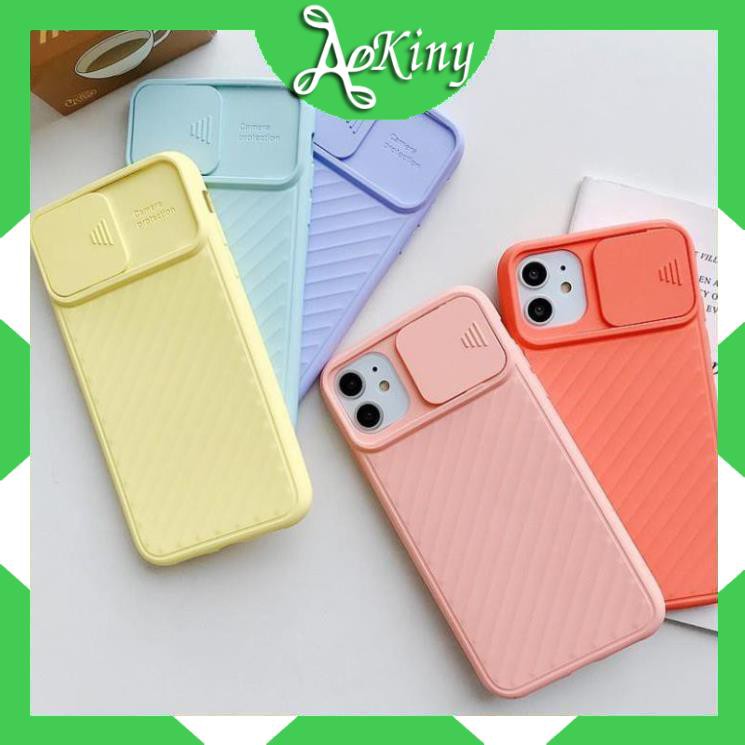 ốp lưng iphone nắp trượt che cam bảo vệ camera silicon mềm dẻo 6/6s/7/8/plus/x/xs/xr/xs max/11/12/pr