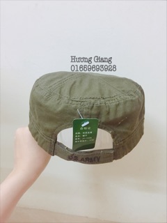 Mũ thời trang lính xanh