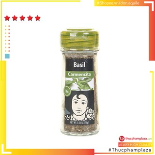 Lá húng quế Basil hiệu Carmencita lọ 16g