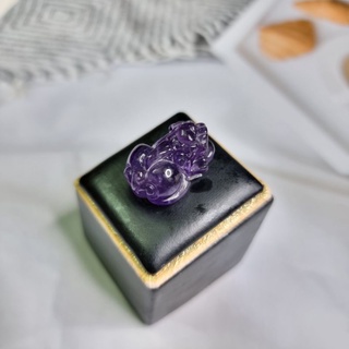 Vòng cổ Tỳ hưu tím nở hậu 2cm