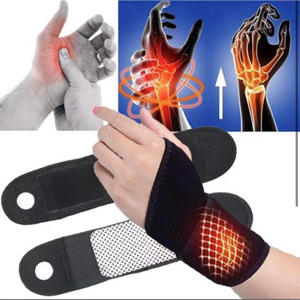 Băng Đeo Cổ Tay Nam Châm Tự Sưởi Ấm Hỗ Trợ Giảm Đau Khớp Cổ Tay