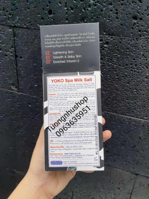 FREESHIP 50K - Muối tẩy tế bào chết Yoko Spa Milk Salt 50g