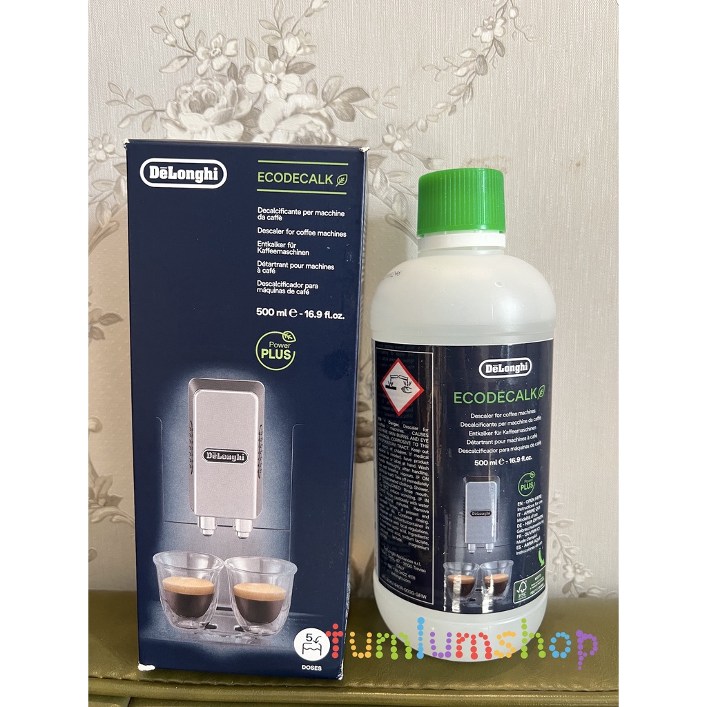 Nước dung dịch vệ sinh máy pha cà phê DeLonghi DLSC500 EcoDecalk Descaler - 500ml
