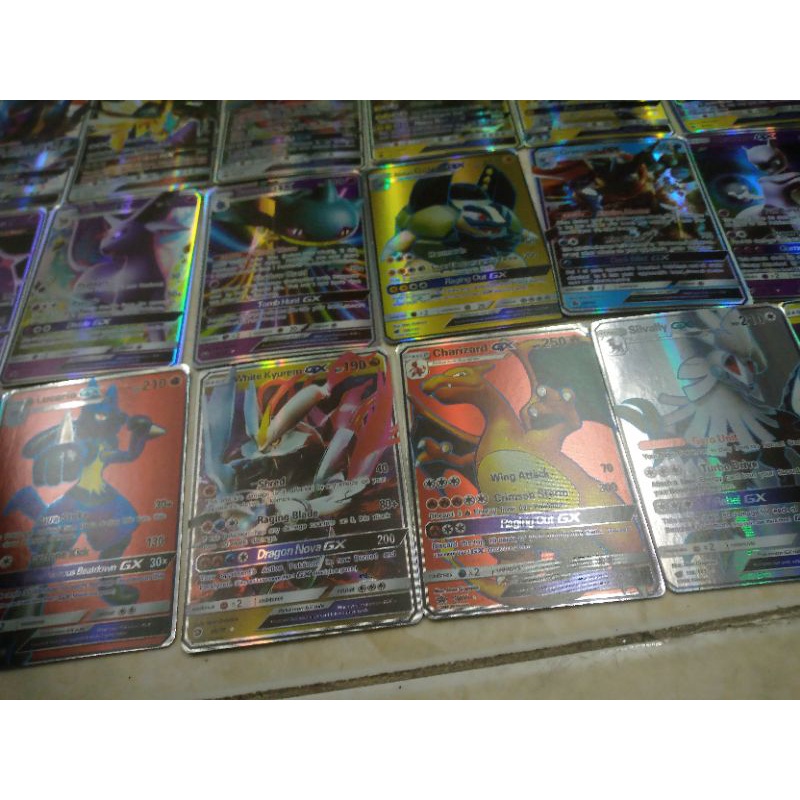 combo 10 thẻ pokemon GX hiếm lấp lánh