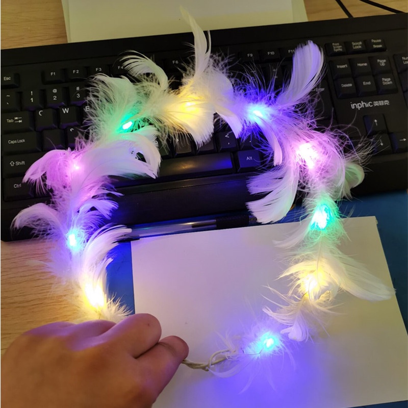 Vòng Đeo Đầu Có Đèn LED Phát Sáng