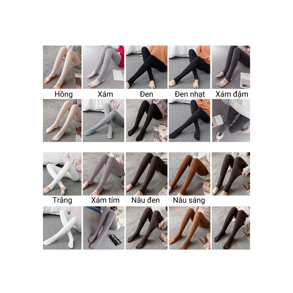 [Có sẵn] Quần Legging Nữ Cao Cấp Co Giãn Tốt Có Lớp Bông Bên Trong Ấm Áp Nhiều Màu | BigBuy360 - bigbuy360.vn