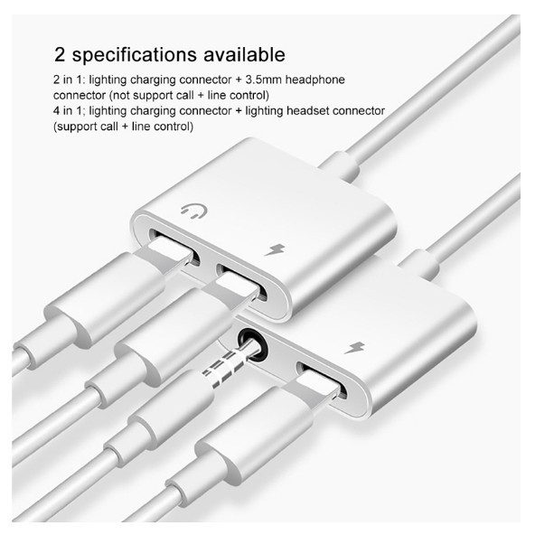 Đầu Chuyển Đổi Từ Jack 3.5mm Sang Cổng Lightning - Hàng Chính Hãng Không Lỗi Pk