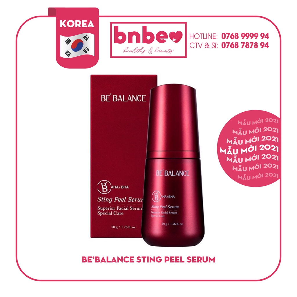 [Giá Hủy Diệt] BEBALANCE Tẩy Da Chết STINGPEEL Serum