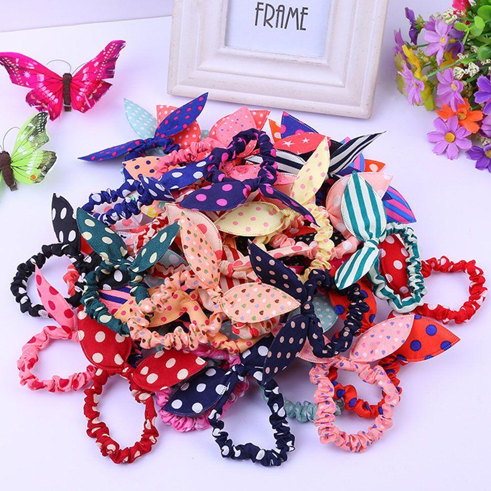 Băng Đô Nơ Tai Thỏ Dễ Thương Cho Bé Gái