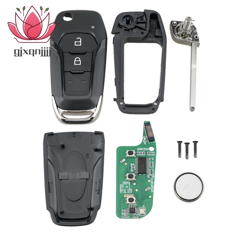 Chìa khóa thông minh điều khiển từ xa 2 nút bấm 433mhz Cho Xe Ford Ranger F150 2015-2018