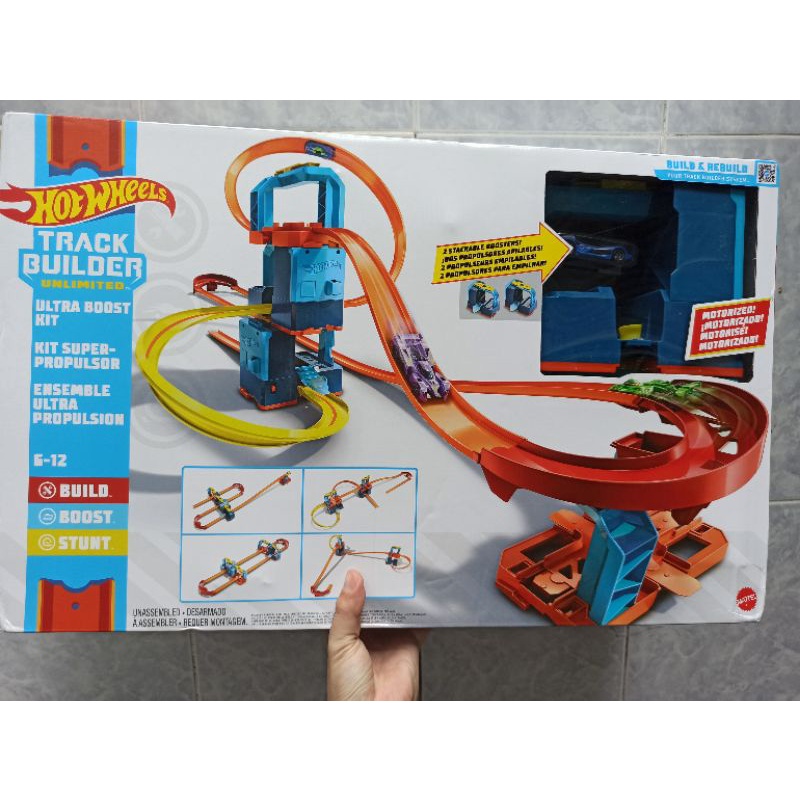 Bộ Hot Wheels Track Builder Unlimited Ultra Boost Kit Track Set