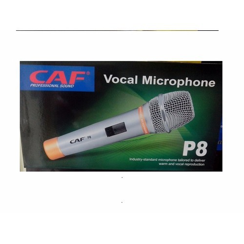 Micro karaoke cao cấp CAF P8 mic caf p8 có dây