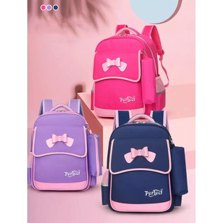 [CHẤT ĐẸP] Balo cho bé gái từ lớp 2 đến lớp 6 đi học, cặp sách chống thấm nước có phản quang, đai lưng thoáng khí êm mềm