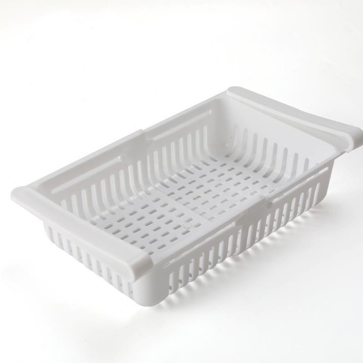 Khay Nhựa Gài Để Đồ Tủ Lạnh Co Giãn Tiện Lợi