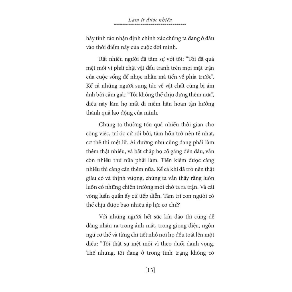 Sách Zenbooks - Làm Ít Được Nhiều