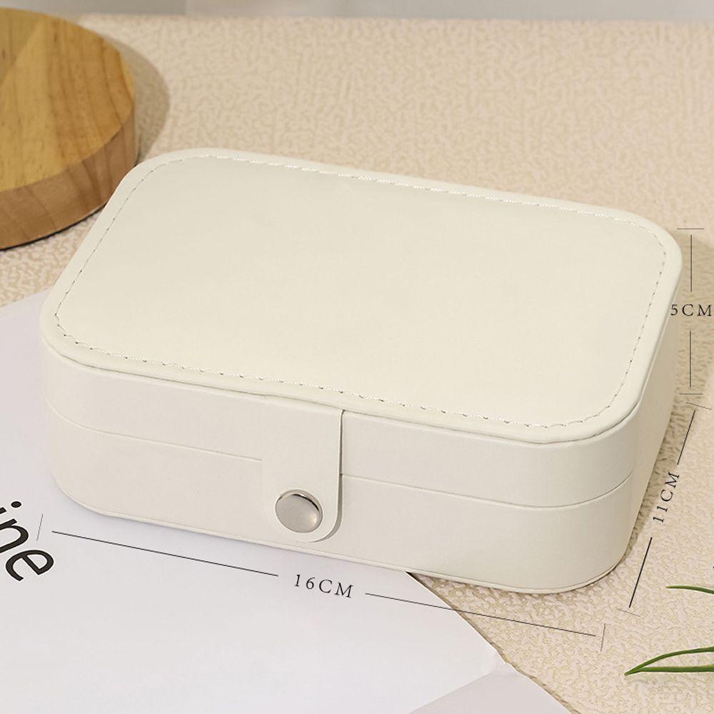 ANEMONE Hộp Trưng Bày Trang Sức Bằng Da PU Tiện Dụng Ốp