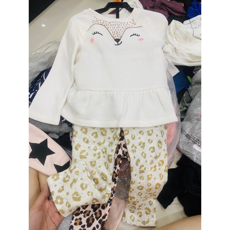 Quần Legging lót nỉ ấm cho bé (size 9tháng, 12-18tháng, 4 tuổi, 7 tuổi)