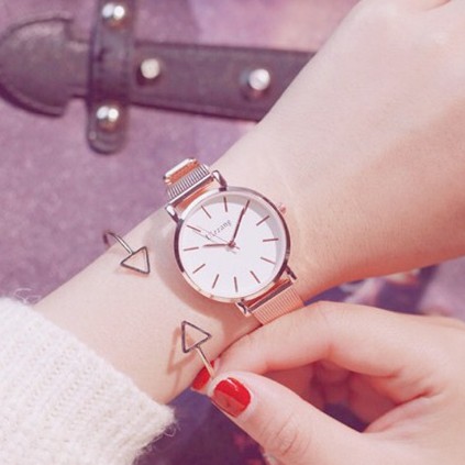 [CHÍNH HÃNG] Đồng hồ nữ Ulzzang dây nhuyễn mềm mỏng nữ tính | BigBuy360 - bigbuy360.vn