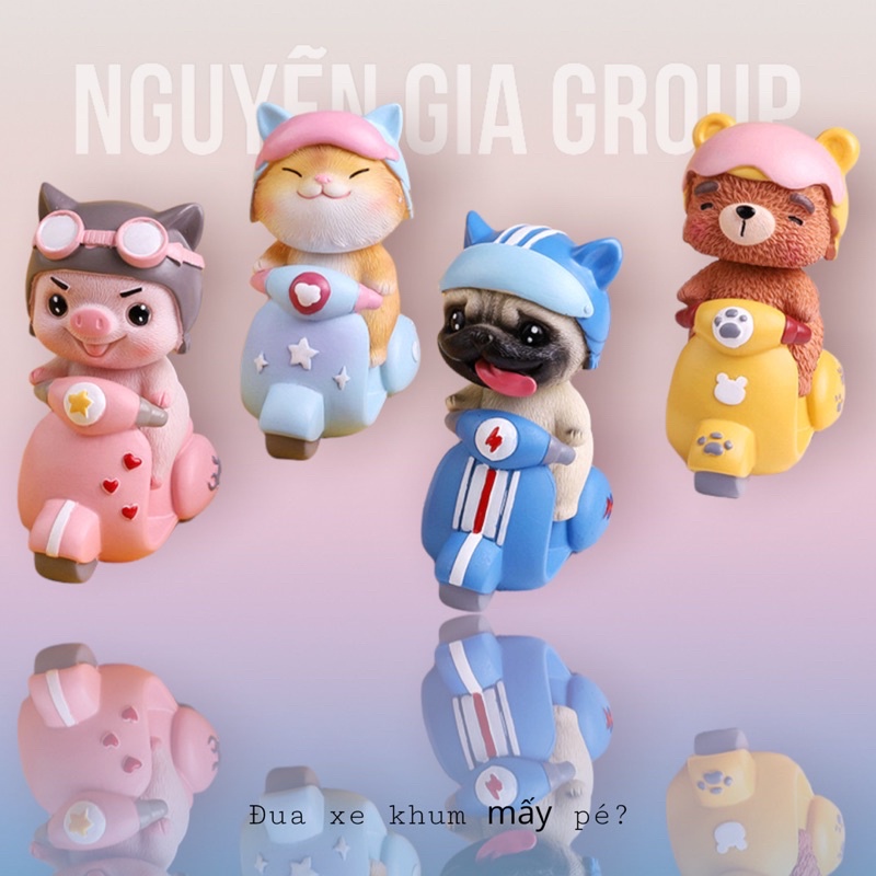 Tượng chibi đáng iu kute- quà lưu niệm, quà sinh nhật tuổi học sinh tại Nguyễn Gia group Cao Đạt Quận 5: