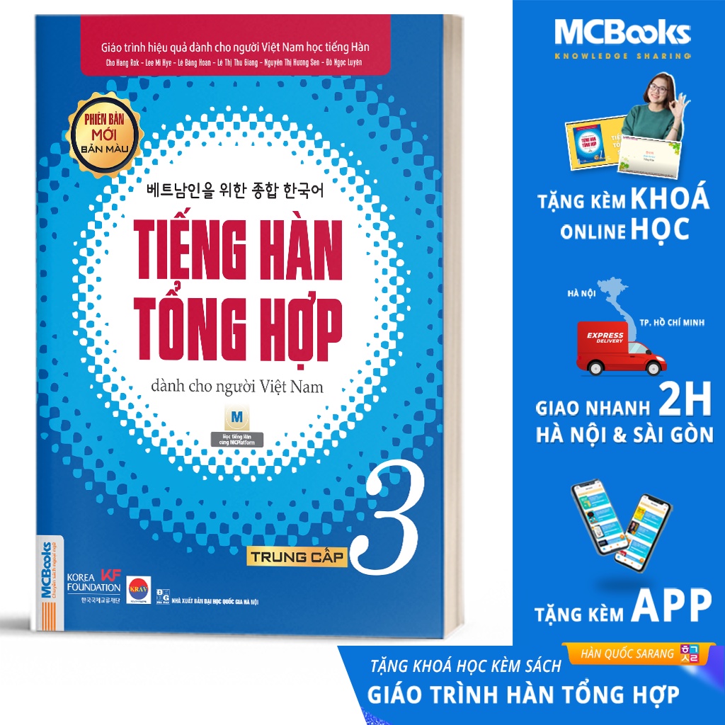 Sách - Tiếng Hàn Tổng Hợp Dành Cho Người Việt Nam Trung Cấp Tập 3