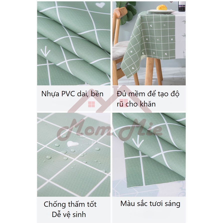 Khăn trải bàn caro, nhựa PVC chống thấm nước - B129 - J185 | BigBuy360 - bigbuy360.vn