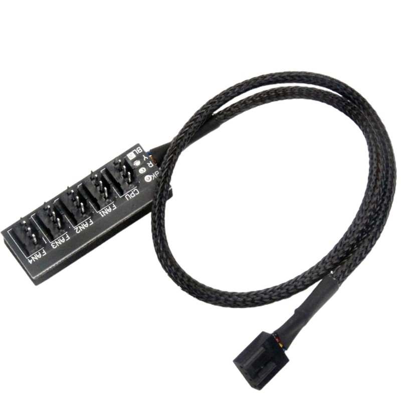 Hub Chia 4 Cổng Quạt Pwm Cho Pc