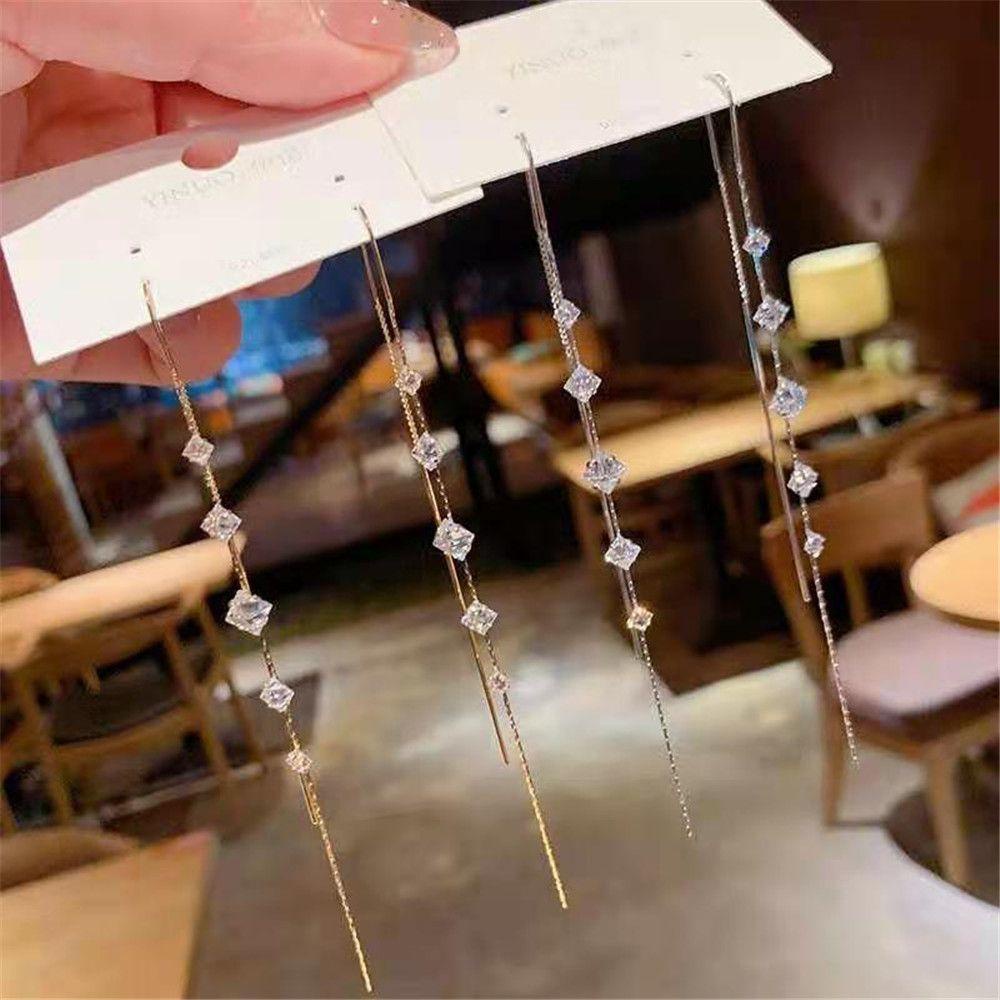 SUMU Bông Tai Dáng Dài Phong Cách Vintage Thời Trang Cho Nữ