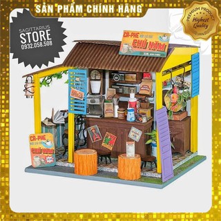 [Hot] Mô Hình Lắp Ráp Quán Cà Phê Đá Sài Gòn Xưa - AD07 ( Tặng Keo SILIGLUE 20ML) [ Có Sẵn ]