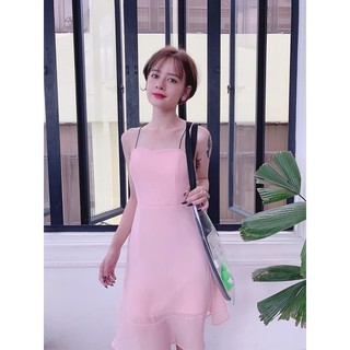 Đầm đuôi cá dây tròn