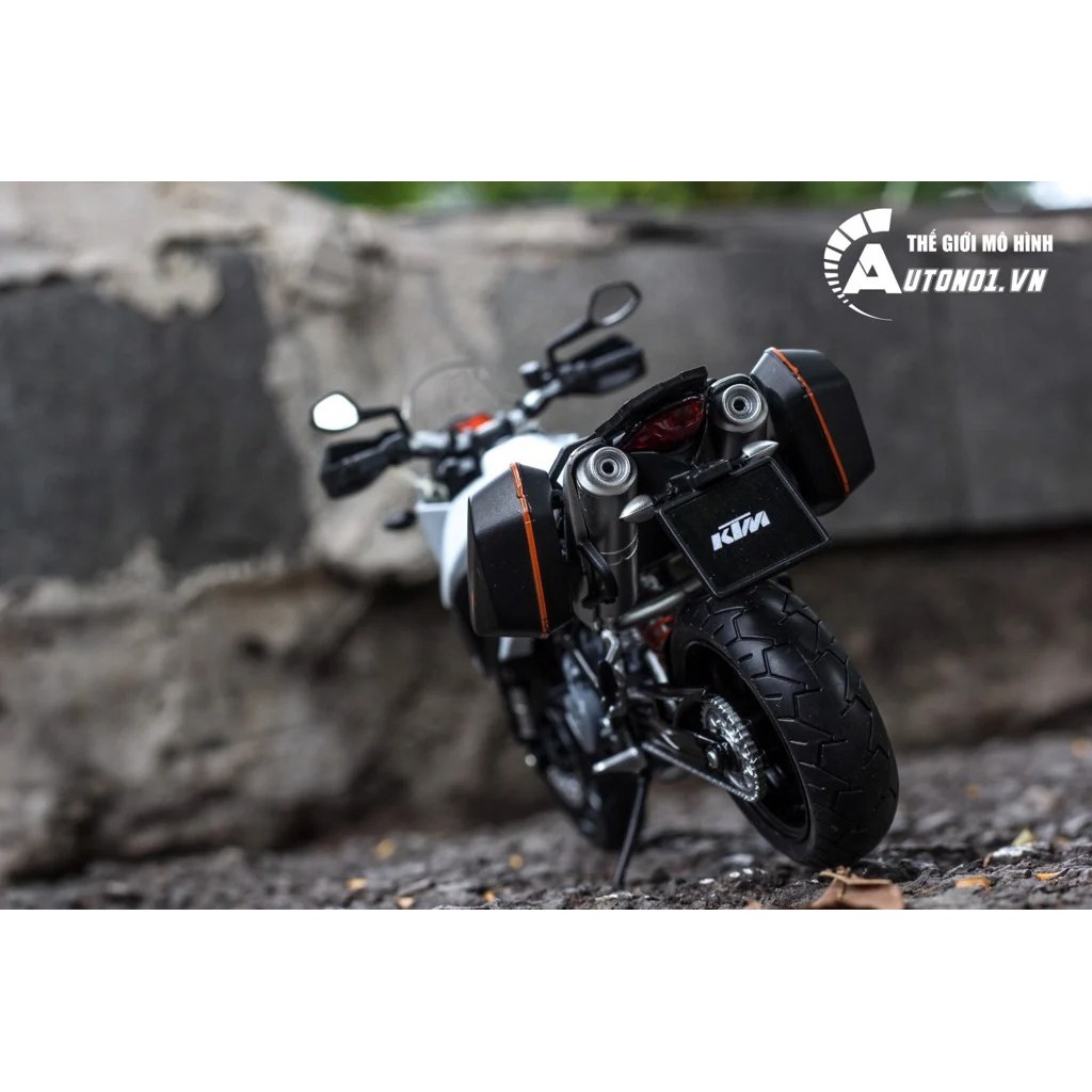 MÔ HÌNH XE KTM 990 WHITE 1:12 JOYCITY 6802