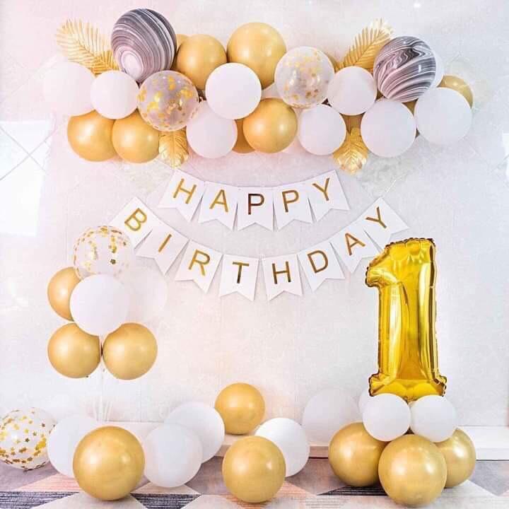 [Ảnh thật] Set trang trí sinh nhật lung linh HPBD (COMBO 143)