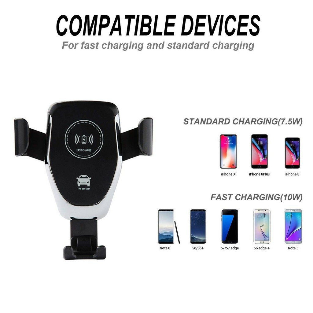 Giá đỡ điện thoại kèm sạc không dây trên ô tô✴️FREESHIP✴️Loại cao cấp | BigBuy360 - bigbuy360.vn
