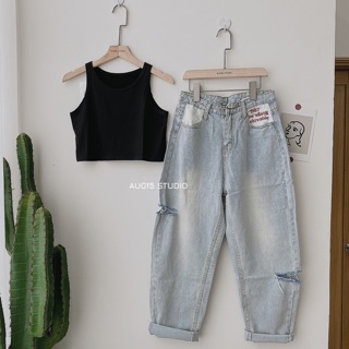 ÁO BA LỖ CROPTOP